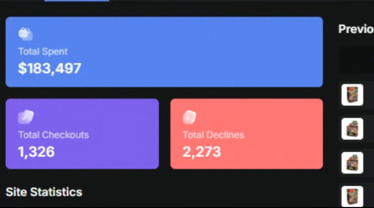 Botting results — My own results